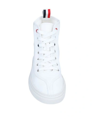 Shop Thom Browne Sneakers In White