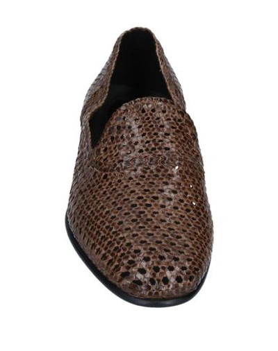 Shop Dolce & Gabbana Loafers In Dark Brown