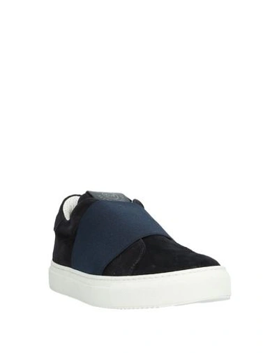 Shop Daniele Alessandrini Sneakers In Dark Blue
