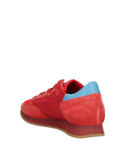Philippe Model Sneakers In Red