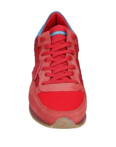 Philippe Model Sneakers In Red