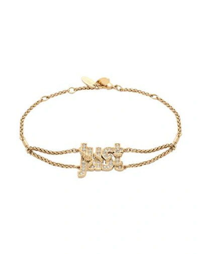 Shop Just Cavalli Bracelets In Gold