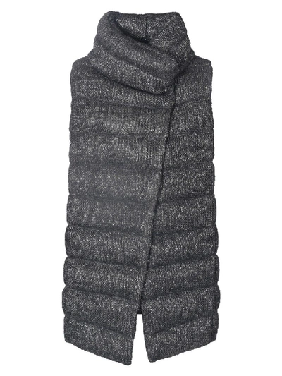 Shop Herno Grey Acrylic Vest