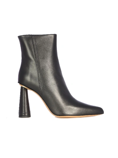 Shop Jacquemus Black Ankle Boots