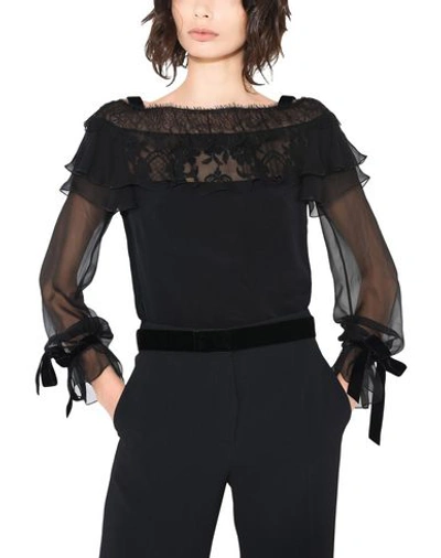 Shop Alberta Ferretti Regular Belt In Black