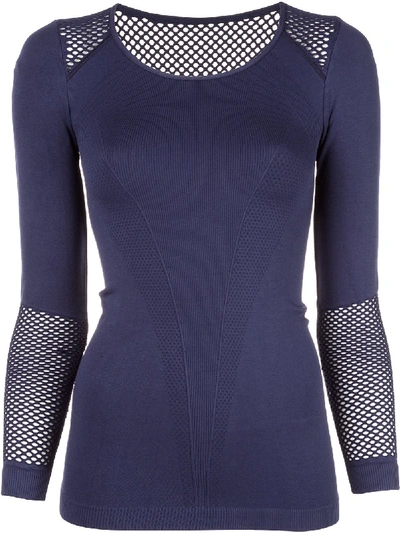 Shop Alala Seamless Long-sleeve T-shirt In Blue