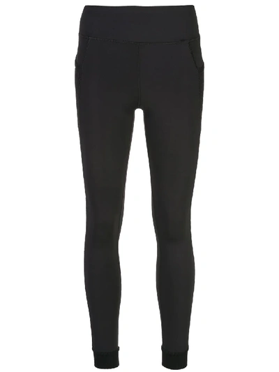 Shop Alala Floral Lace Leggings In Black