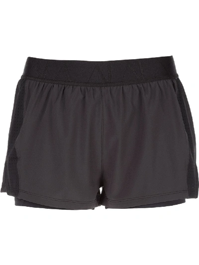 Shop Alala Mesh-detail Court Shorts In Black