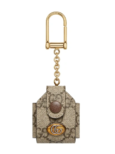 Gucci keychain in gold-toned metal