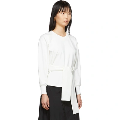 Shop 3.1 Phillip Lim / フィリップ リム 3.1 Phillip Lim White Belt Tie Pullover In An110 Wht.