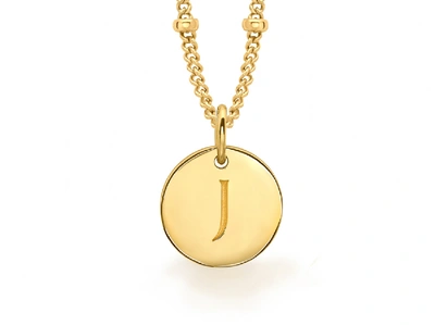 Shop Missoma Gold Initial J Necklace