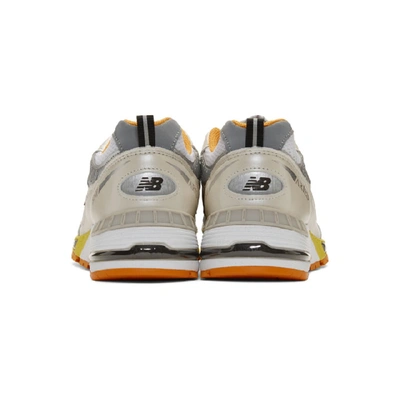 Shop Aries Grey New Balance Edition 991 Ari Sneakers In Grey Multi