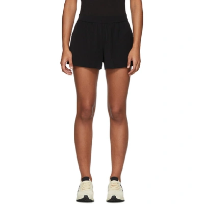 Shop Wone Black Run Shorts