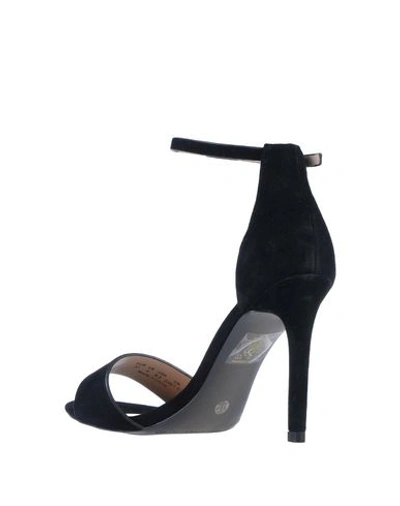 Shop Fornarina Sandals In Black