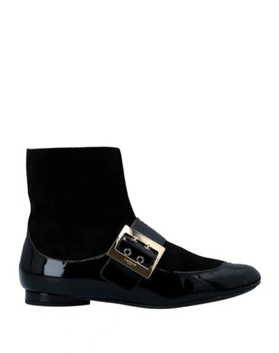 Shop Lanvin Ankle Boots In Black