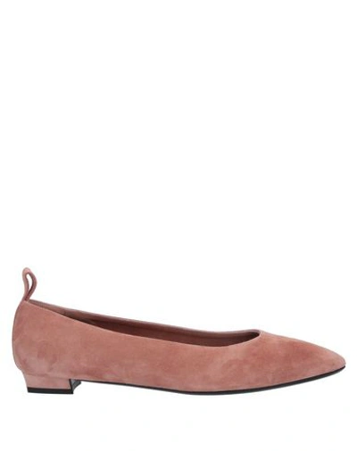 Shop The Row Ballet Flats In Pastel Pink