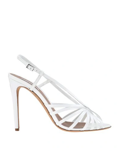 Shop Tabitha Simmons Sandals In White