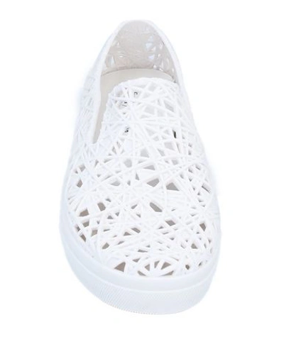 Shop Melissa + Campana Woman Sneakers White Size 8 Plastic