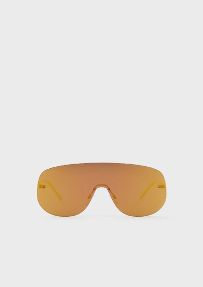 Shop Emporio Armani Sunglasses - Item 46679072 In Gold
