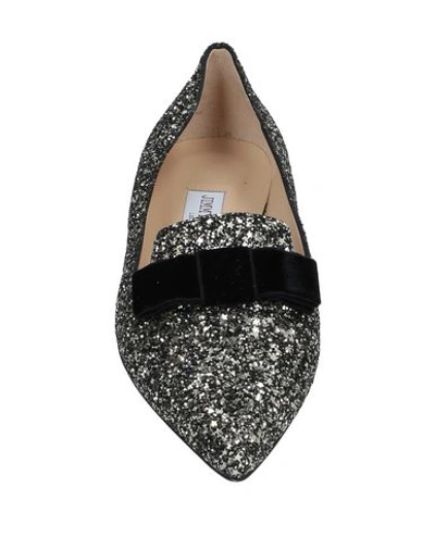 Shop Jimmy Choo Loafers In Platinum