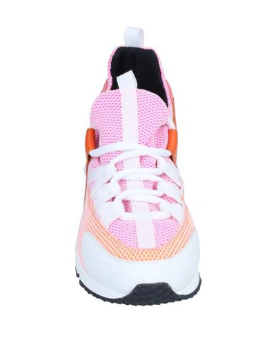 Shop Pierre Hardy Sneakers In Salmon Pink