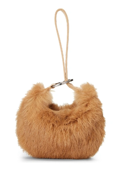 Pre-owned Gucci Brown Fur Wristlet