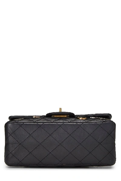 Pre-owned Chanel Black Quilted Calfskin Casino Double Flap Bag Small