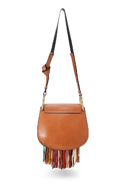 Pre-owned Chloé Brown Leather Hudson Shoulder Bag Medium