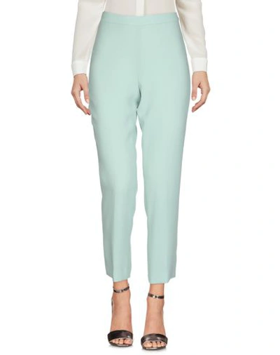 Shop Theory Casual Pants In Light Green