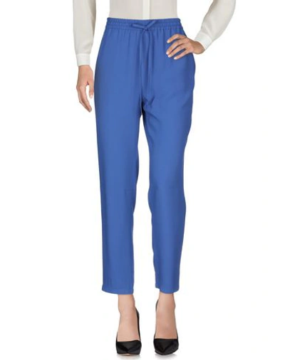 Shop Red Valentino Casual Pants In Blue