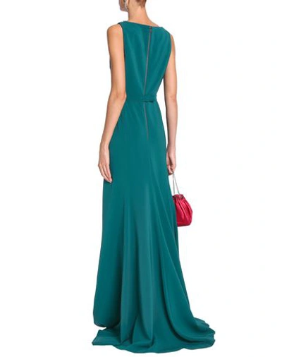 Shop Antonio Berardi Long Dresses In Green