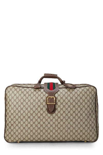 Pre-owned Gucci Original Gg Supreme Canvas Suitcase Large