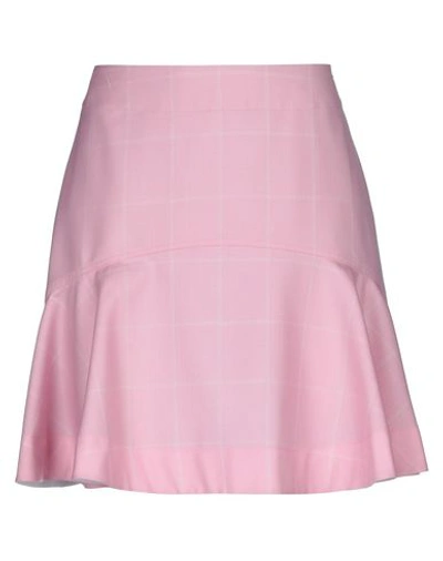 Shop Calvin Klein 205w39nyc Woman Midi Skirt Pink Size 10 Wool