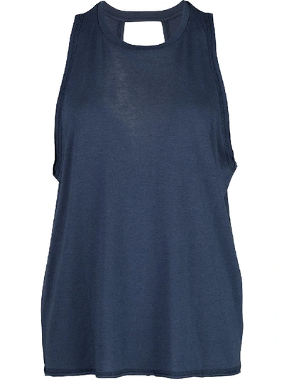 Shop Alala Keyhole Tank Top In Blue