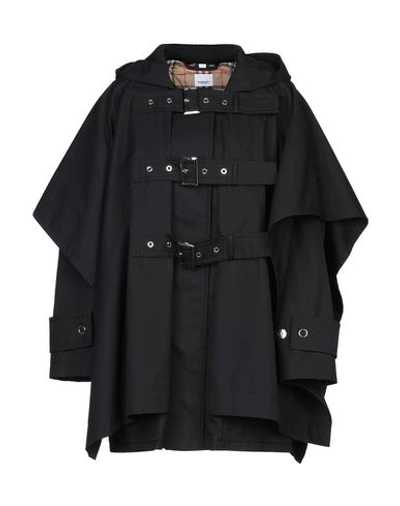 Shop Burberry Full-length Jacket In Black