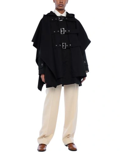Shop Burberry Full-length Jacket In Black