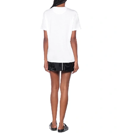 Shop Valentino Vltn Cotton T-shirt In White