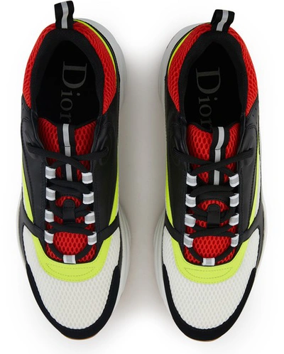 Dior B22 Sneakers In Black/red