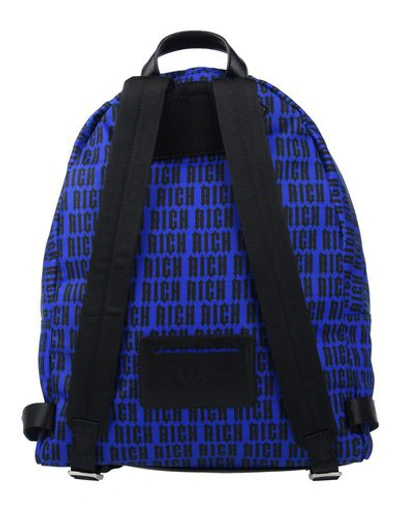 Shop John Richmond Backpacks & Fanny Packs In Bright Blue