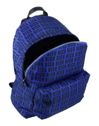 Shop John Richmond Backpacks & Fanny Packs In Bright Blue