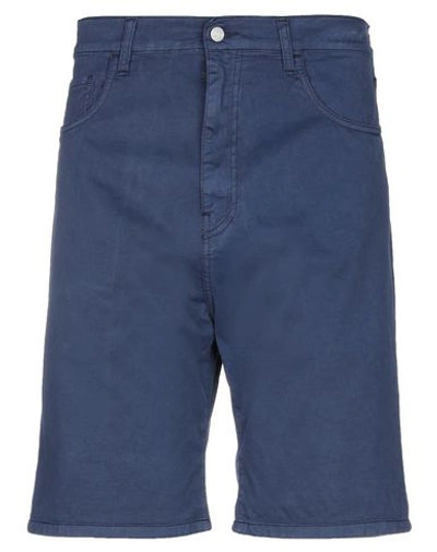 Shop Carhartt Shorts & Bermuda In Dark Blue