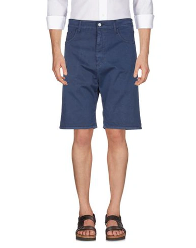 Shop Carhartt Shorts & Bermuda In Dark Blue