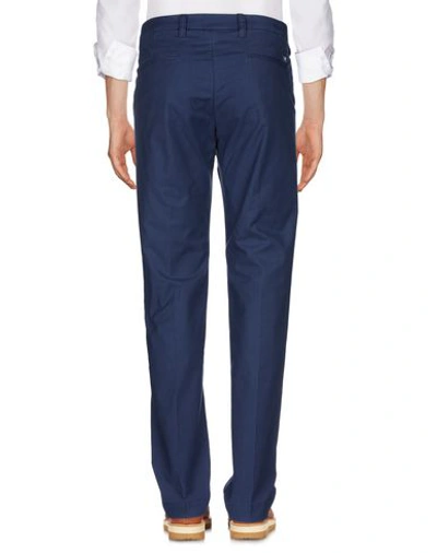 Shop Entre Amis Man Pants Blue Size 40 Cotton, Polyester, Elastane