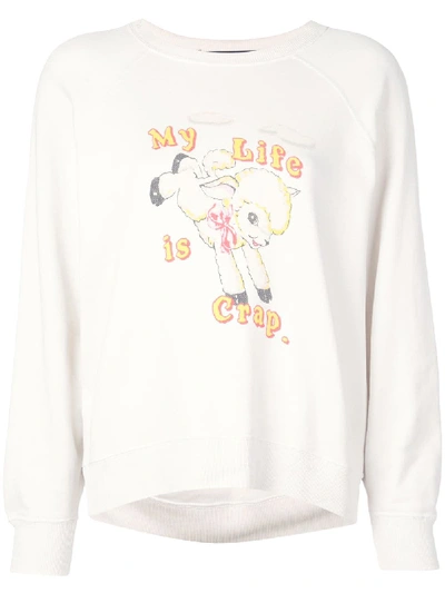 Shop Marc Jacobs X Magda Archer The Collaboration Sweatshirt In White