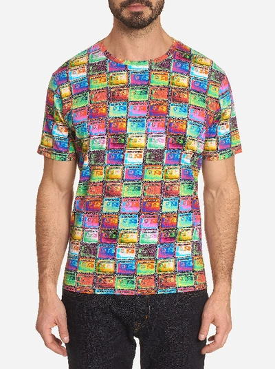 Shop Robert Graham Cassettes T-shirt In Multi