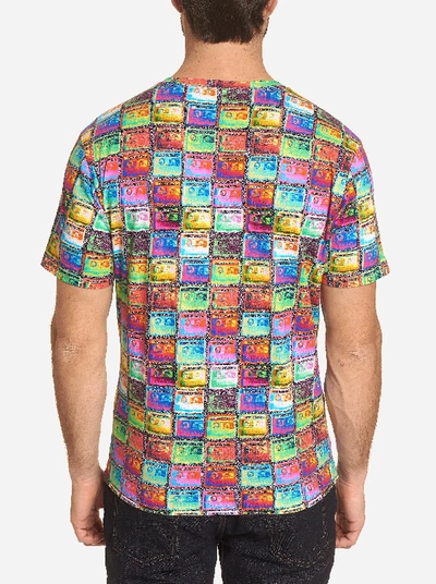 Shop Robert Graham Cassettes T-shirt In Multi