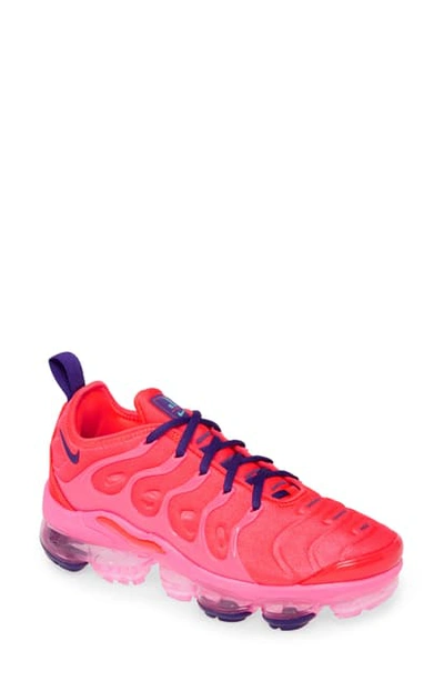 Shop Nike Air Vapormax Plus Sneaker In Bright Crimson/ Pink