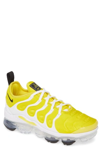 Shop Nike Air Vapormax Plus Sneaker In Speed Yellow/ Black/ White