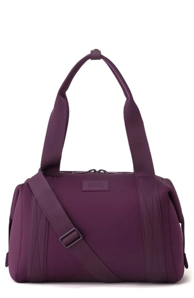 Shop Dagne Dover Medium Landon Neoprene Carryall Duffle Bag - Purple In Eclipse