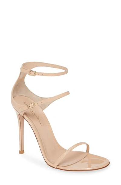 Shop Gianvito Rossi Strappy Sandal In Nude